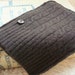 Nook Simple Touch Cover Gadget Sweater CHOCOLATE BROWN Case Sleeve