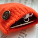 iPhone Cover iPod Case ORANGE Gadget Sweater Eco Friendly iPhone 4 Case by WormeWoole