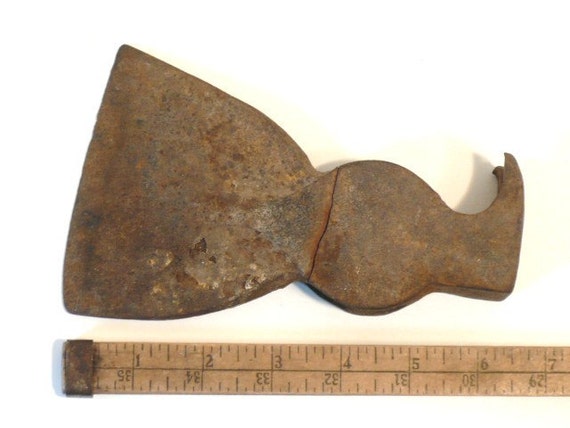 Antique Axe Hatchet Head With Rear Claw Circa 1900s