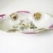 RESERVED Antique German Porcelain Floral Soap Dish RESERVED