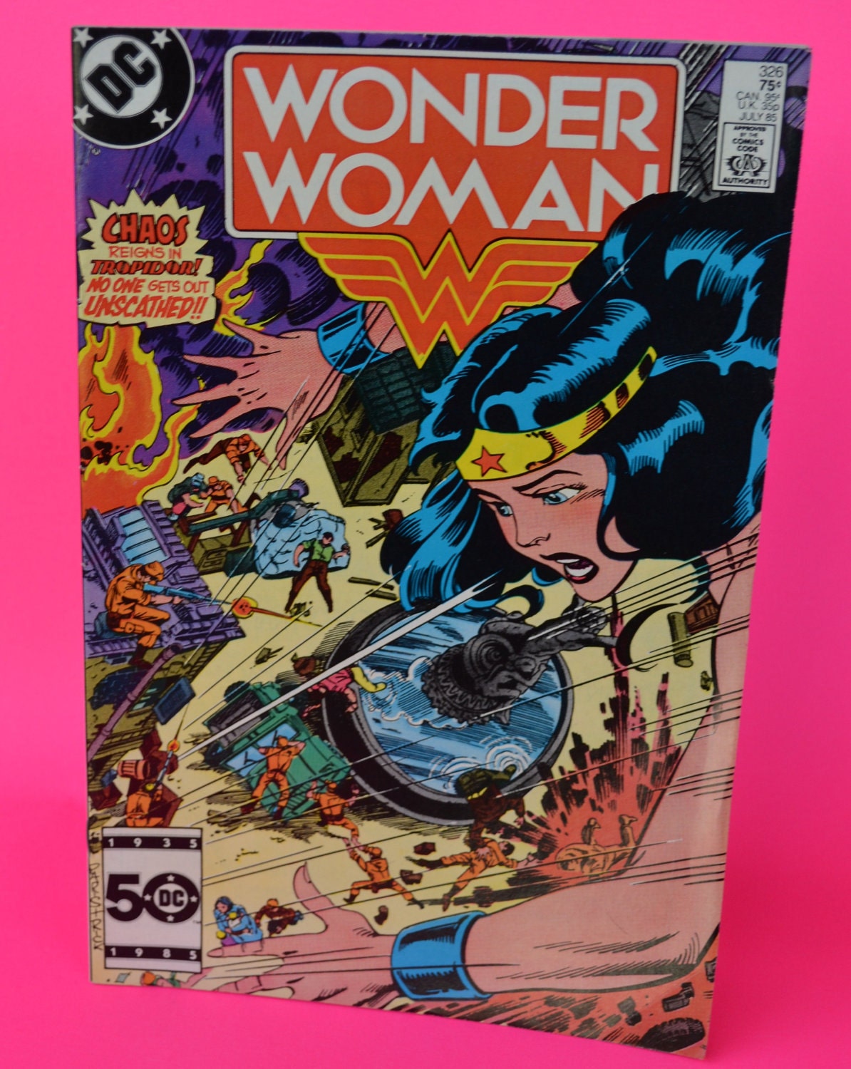 Vintage Wonder Women Comic Book 326 By Blessedvintage On Etsy