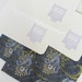 Set of 3 Stationery - Lavender and Blue - What a Hoot