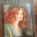 Sheet music, "Valse June," ragtime waltz, vintage 1914, beautiful redhead woman illustration, rust, ginger, persimmon orange, summer