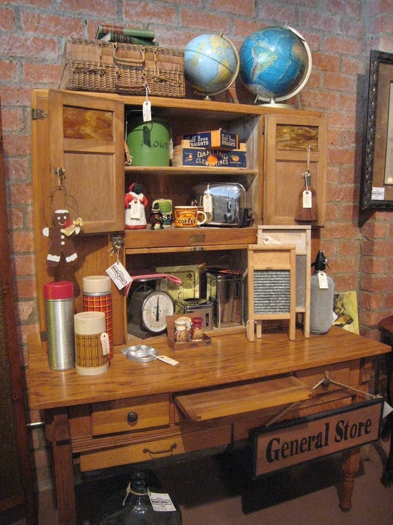 Items similar to Antique Baker's with Hutch on Etsy