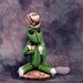 I Give you my Heart Puppet Sculpture Lime Green