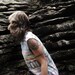 AIR FOR LUNA block print t shirt tie dyed mexican poncho print style fall fashion ready to ship ooak