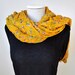 Silk Shawl ..woman accesories yellow Recycled Silk Sari Am