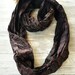 Infinity Scarf creative design silk recycled woman neck accesories Vi
