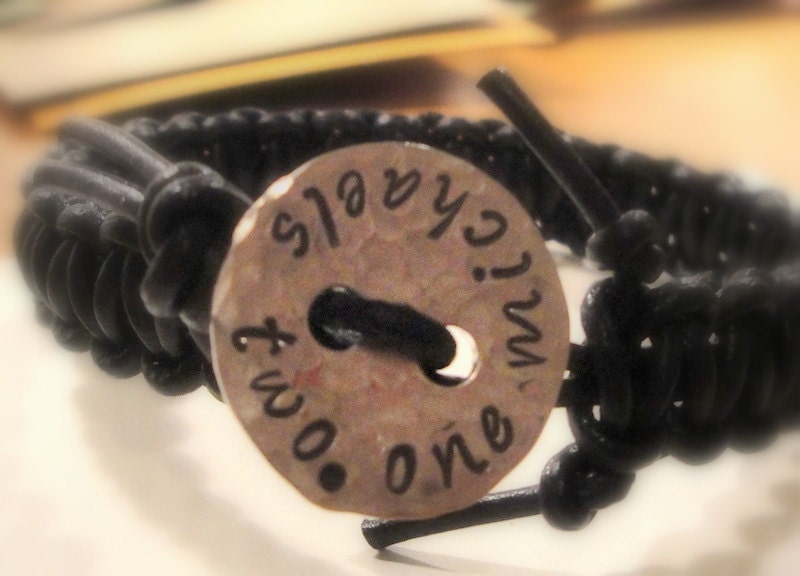 Mens bracelet. Valentines Gift for men. by NiniAndCoco on Etsy