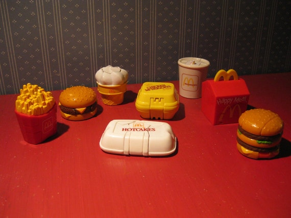 McDino Changeables Vintage McDonalds Happy Meal Toy Set