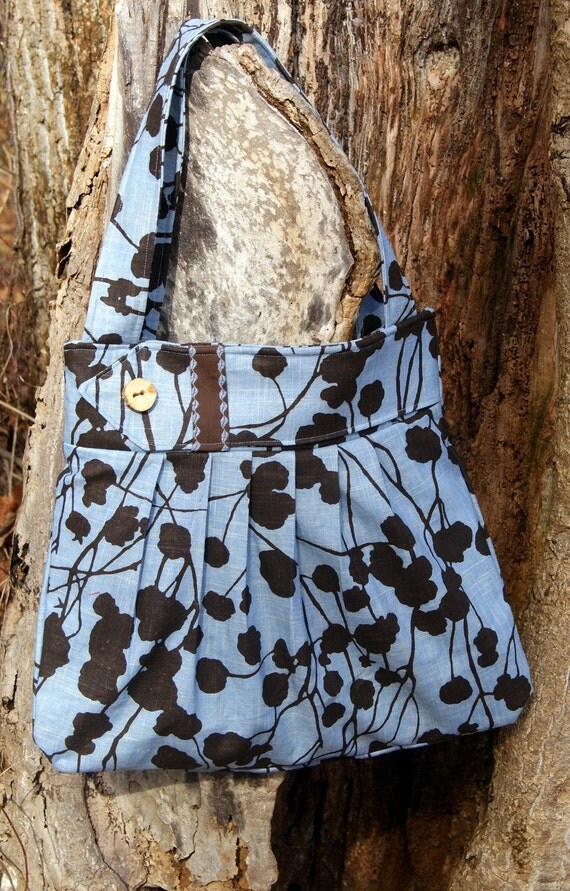 Items similar to West Elm Fabric with Hand Made Wooden Button Belted