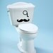 Toilet Decal Mustache Decal Unique Bathroom Toilet Decal Mustache Decoration