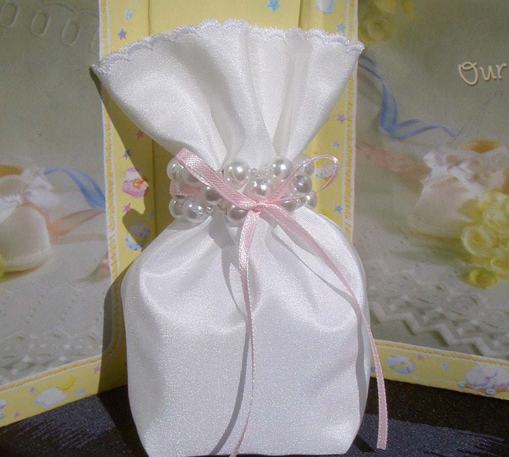 Baby girl shower favor bag Baby shower gift bag Favor bags