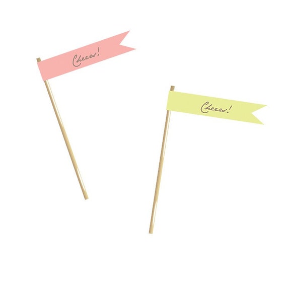 PRINTABLE Straw Tags Garden by onesweetparty on Etsy