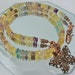 RESERVED- Rainbow Fluorite Necklace, Fluorite Necklace, Gemstone Necklace