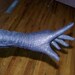 1950's LUREX Evening Gloves Shiny High Glam Elbow Opera Gloves Confetti Burlesque Rockabilly VLV