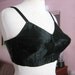 Sale Coupon 1950's BULLET BRA Black Satin Sexy 36 Medium Betty Page Style Pin Up Burlesque Sweater Girl Gothic Rockabilly
