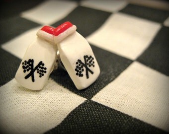 Fun Food Earrings... "Winner's Milk Bottles"