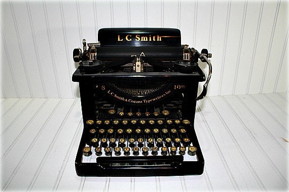 lc smith & bros typewriter