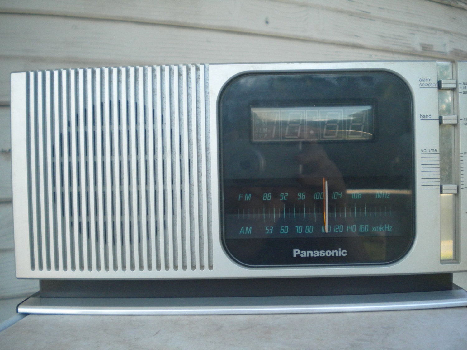 Vintage Panasonic Alarm Clock Radio Model by OurSimpleTreasures
