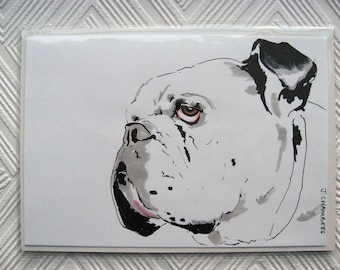 Mr Happy - Original Illustration Of Bulldog - Dog Illustration