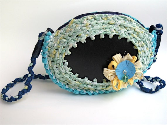 e girl beginning unique with names Unique Items and similar plastic Turquoise to black Fabric bag crochet