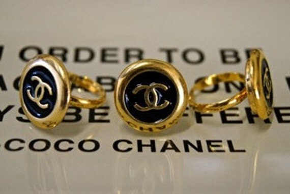 Chanel Button Ring created by Vintage by Misty