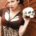 Steampunk Post Apocalyptic Wasteland Weekend Shredded Deconstructed Goth Metal Punk Woven Distressed top