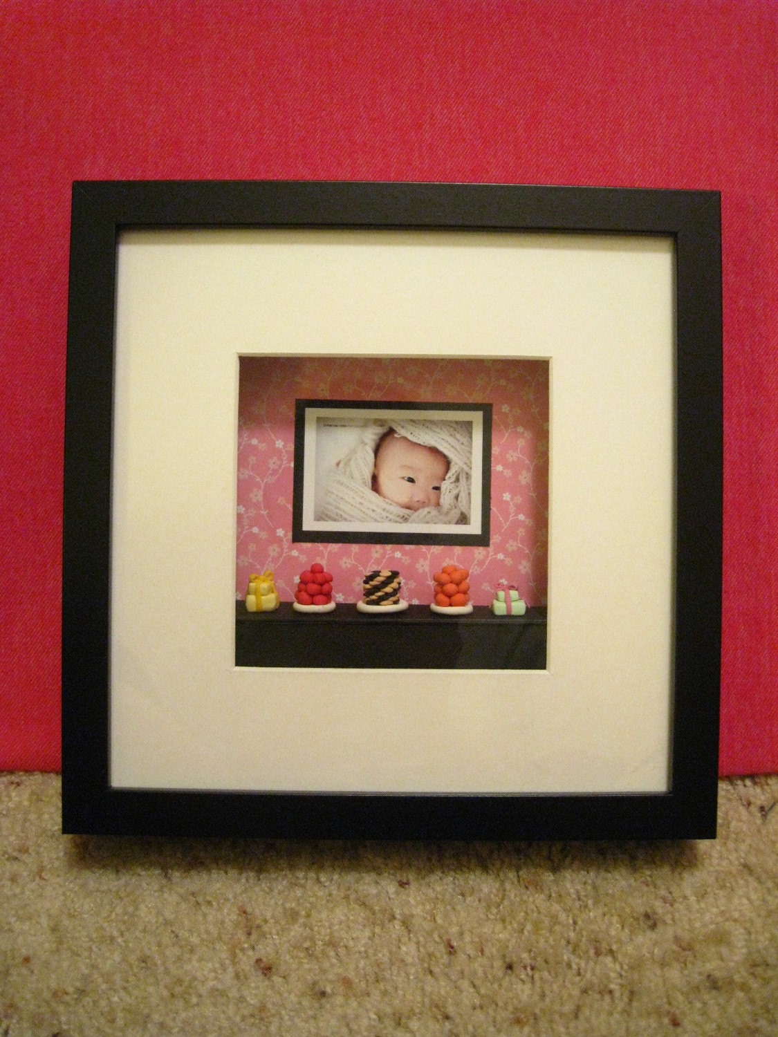Baby Birthday Keepsake Frame