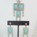 Vintage Sarah Coventry "FOLKLORE" Necklace and Earrings Set Turquoise and Silver