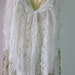 ready to twirl....a vintage inspired shredded lace belly dancing pixie belt/ shawl/tutu...