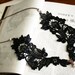 lace collar necklace -ABBEY- (black)