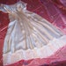 Vintage 1940s 1950s beautiful White fluid Satin and Lace Slip or Nightie - NOS - Bridal, Wedding, Trousseaux, Boudoir..