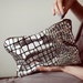Safari Silver Foil Leather Pouch No. ZPL-1001