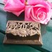 Vintage Floral Brass Stamp Box/Paper Weight Online Vintage, vintage clothing, home accents, vintage dress
