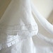 Vintage Large Round Table Cloth Exquisite Trim