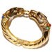 RESERVED FOR ALBA Les Bernard Bracelet, Clamper, Leopards With Jeweled Collars, Signed, Rare, Collectible, 1960s