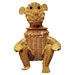 Wicker Monkey Handbag, Highly Collectible, Rare 1950s