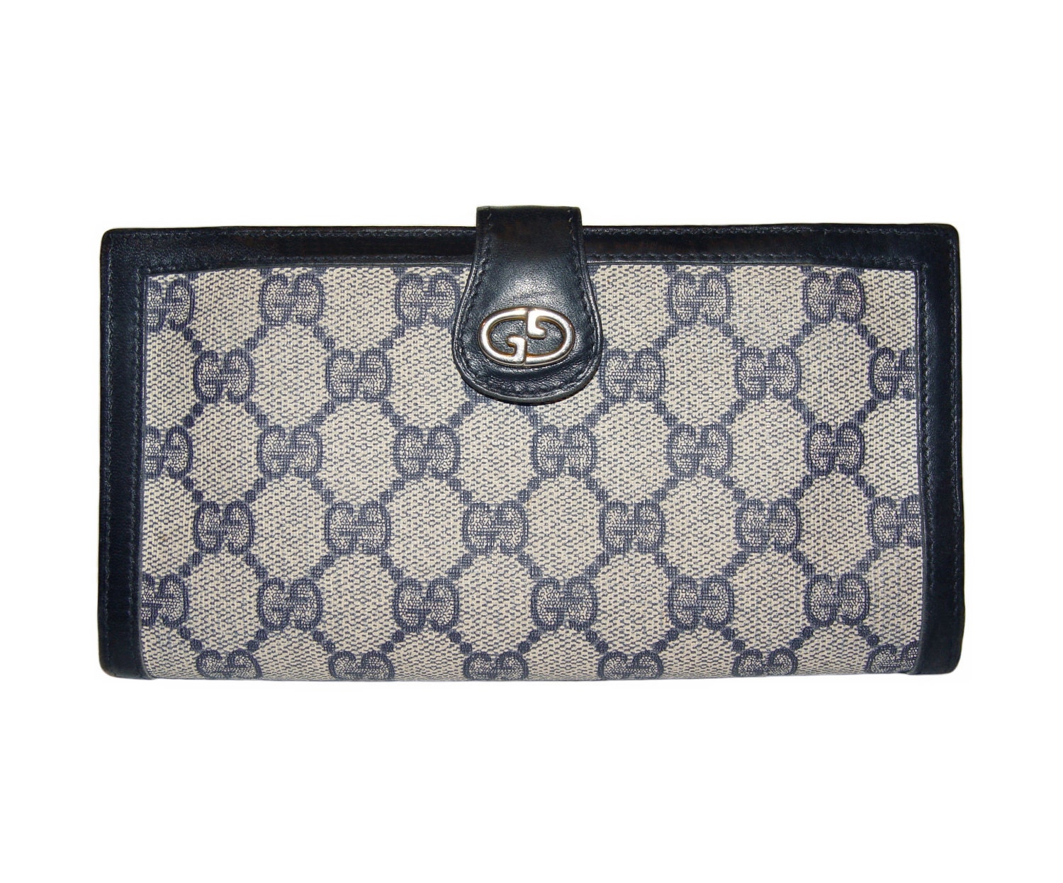 blue floral gucci wallet