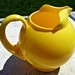 RESERVED - Vintage Sunny Yellow Pitcher - Sterilite