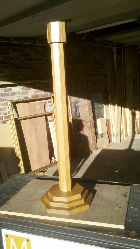 Solid wood paschal candle stand Candle holder.