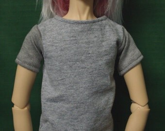 60cm BJD plain Grey shirt