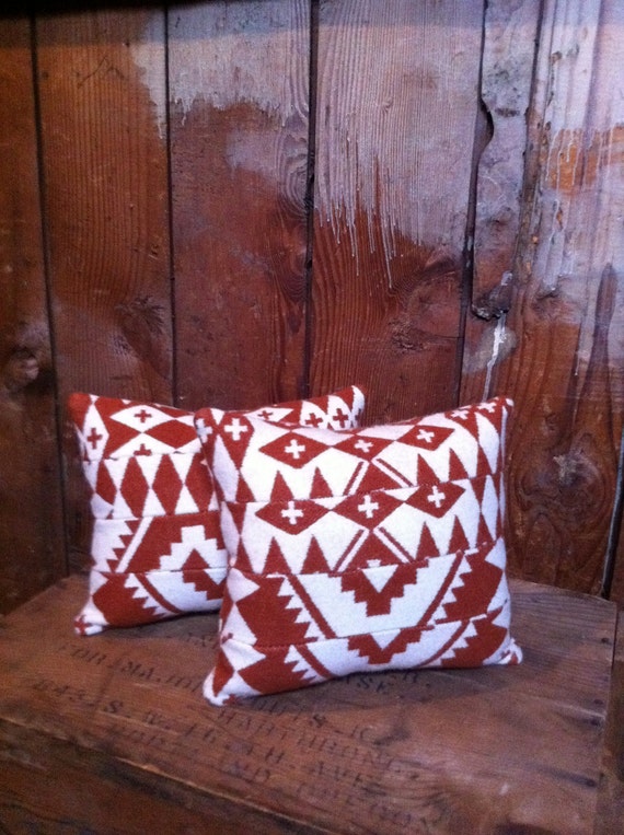 Items similar to SALE Native American Pendleton Throw Pillow, Wool