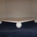 Square Custom Made Cake or Display Stand with 2 inch ball feet.