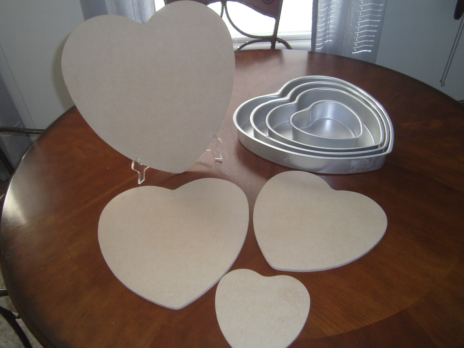 New Heart Shaped 1/4 Thick Cake Boards