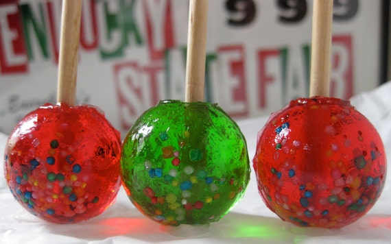 Candy Apple Lollipops 1/2 dozen