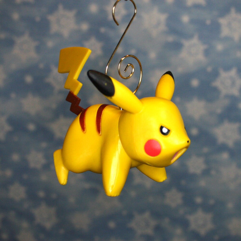 Nintendo Pokemon Attacking Pikachu Christmas Ornament