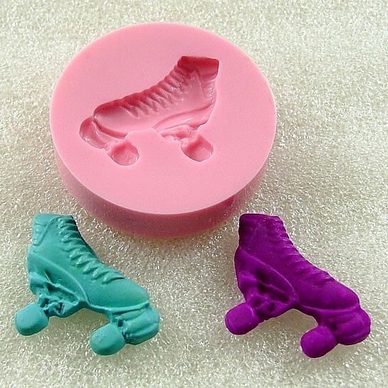 Roller Skate Mold Flexible Silicone Mould for jewelry