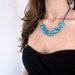 SALE Chunky Turquoise Mixed Chain Necklace