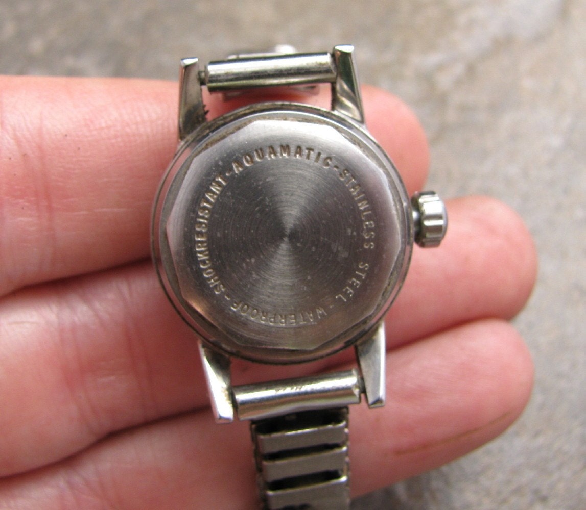 Vintage Ladies Croton Nivada Grenchen Watch by TimeMarchesOn